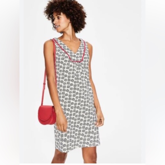 Boden Dresses & Skirts - Boden Tarifa Dress Women’s 4 Paisley Sleeveless V Neck Pullover Cotton